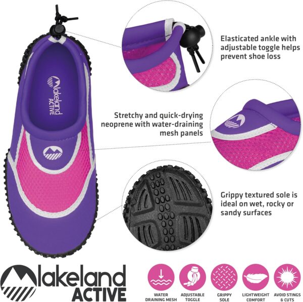 Lakeland Active Girl's Eden Aquasport Water Shoes Barefoot Wild Swimming Sea Beach Holiday Paddleboard Canoe Surf - Image 2