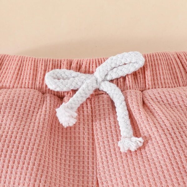 Unisex Baby Summer Clothes Set Top + Short 2Pcs Outfits 3D Flower Decoration Toddler Clothing Sets for 9M-4Y Boys and Girls - Image 5