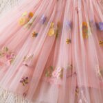 TTYAOVO Toddler Girl Dress Baby Birthday Tulle Strapless Casual Dresses - Image 5
