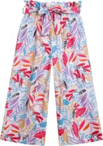 Arshiner Girls Clothing Sets Kids Fashion T-shirts with Trousers Set Puff Sleeves Top with Printed Trousers Set Summer Casual Outfits for Girls 5-14 Years - Image 7