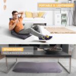 Sundale Folding Floor Chair Meditation Chair with Back Support, Floor Seat Video Gaming Chairs for Kids, Teens, Adults, Adjustable 5-Position Comfortable Indoor Lounge Chair - Dark Grey - Image 4