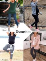 Love2Mi 3PCS Maternity Shirt Short Sleeves Maternity Wear T-Shirt Casual Maternity Tops - Image 2