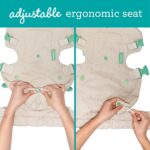 Infantino - Flip 4-in-1 Nature & Nurture Convertible Carrier - 4 Positions - Adjustable Lumbar - Waist Belt - Head Support - Ergonomic Seat - Padded Shoulder Straps - Recycled Materials - 1 Unit - Image 4