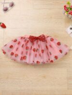 FYMNSI Baby Girls 1st Birthday Cake Smash Outfit Short Sleeve Romper Tutu Skirt Heabdand Leg Warmers 4pcs Set - Image 6