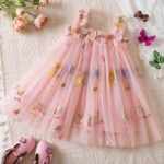 TTYAOVO Toddler Girl Dress Baby Birthday Tulle Strapless Casual Dresses - Image 2
