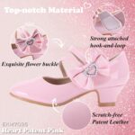 Princess Dress Up Shoes Girls' Mary Jane Shoes - Girls Party Pumps - Flower Girl Wedding Party Girls Sparkly Shoes - Image 5