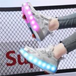 LED Light-Up Roller Skate Shoes with Retractable Wheels-Stylish Trainers for Boy, Girl, Kids, USB Rechargeable, Shiny Luminous Sneakers - Perfect for Party, Birthday, Christmas, Enhanced Safety - Image 8
