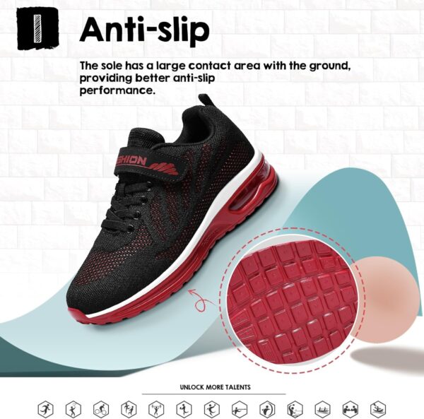 Boys Trainers Kids Running Walking Shoes Sport Shoes Breathable Athletic Sneakers - Image 5