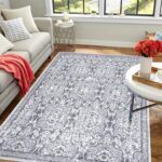 Large Boho Area Rug, 120 x 180 cm Mandala Modern Thick Carpet Rug, Washable Plush Fluffy Carpet Floor Rug, Anti-Skid indoor Chic Floor Mat for Bedroom Dining Room Lounges - Image 3