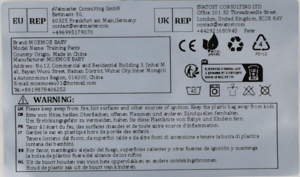 MOEMOE BABY Potty Training Pants Boys Training Pants Toilet Training Pants Toddler Training Pants Reuasable Potty Training Underwear,4 pack - Image 8