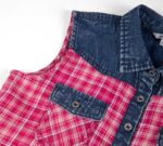 Bienzoe Girls Crop Tank Tops: Cowgirl Plaid Sleeveless Button Down Western Casual Blouse - Image 6