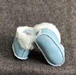 Sheepskin Baby Slippers Gloves Set Boots Mittens Thumbed Mittens Kids Wool Fur Winter 100 Natural Socks Girls Boys Infant Newborn Size Leather 2 Booties - Image 3