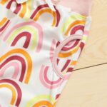 Infant Bloomers 3 6 Months Newborn Infant Baby Girls Cotton Rainbow Autumn Print Long Sleeve Pants Sleepwear Set Clothes Outfit Sweats for Girls - Image 2