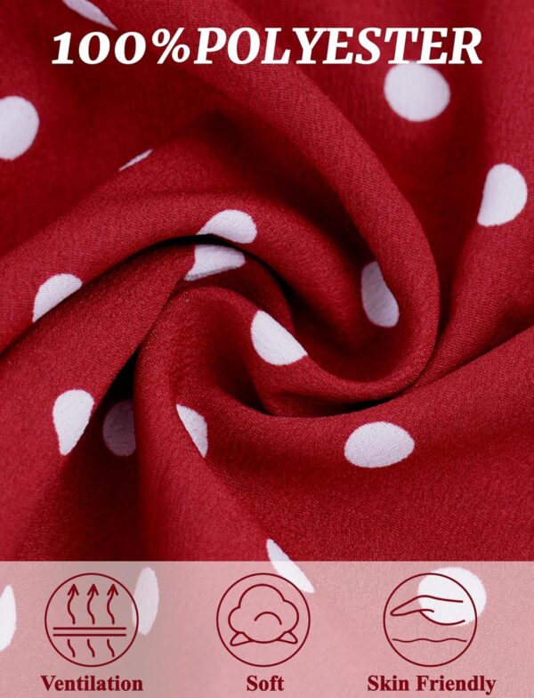 FEOYA Kids Girls Tutu Dress Sleeveless Summer Dress Spaghetti Strap Polka Dot Retro Outfit 3 Layers Ruffle Dress Fashion Casual Clothes for 4-10 Years 110-160 - Image 5