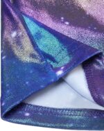 JiAmy Gymnastics Leotards for Girls Cross Back, Long Sleeve Sparkly Dance Biketards with Shorts Ballet Outfit for 3-12 Years - Image 9