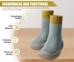 Dookeh Baby Shoes Boys Girls First Walking Shoes Non Slip Soft Sole Sneakers Toddler Infant Babygirl Sock Shoes - Image 3