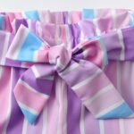 Derouetkia Toddler Baby Girl Clothes Ruffle Tops Solid Colour Short Sleeve and Shorts Summer Outfits Set - Image 5