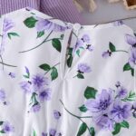 Valcatc Toddler Baby Girls Dress and Cardigan Set Kids Floral Print Sleeveless Dress and Coat 2Pcs Outfits Set Spring Summer Fall Sundress 2-8 Years - Image 5