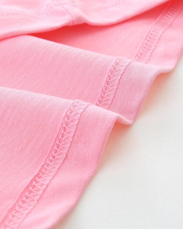 Toddler Girls Summer Short Outfits Clothes Set Kids Unicorn Bunny Animal Print Short Sleeve Cotton T-Shirt Dresses Tops and Shorts 2 Piece Crewneck Sleeveless Clothing Set Age 1-7 Years Old - Image 7