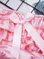 Newborn Baby Girls Ruffle Bloomers Bowknot Cute Diaper Cover Panties Cotton Shower Shorts - Image 5