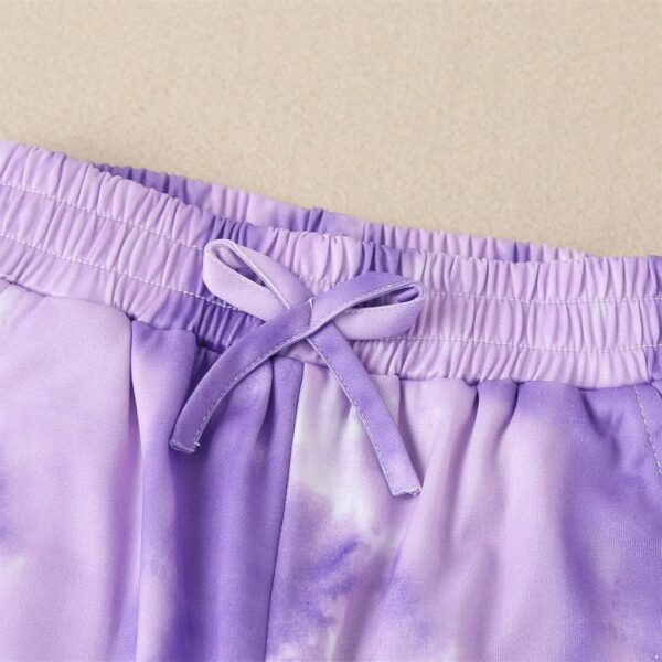 inlzdz Toddler Baby Girls Crop Tank Tops with Athletic Bloomers Pants Tracksuit Gymnastic Workout Active Set Dance Outfits - Image 7