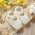 Neiwech Baby Booties Hand Knit Boots Slippers Soft Warm First Walkers Socks Shoes for Newborn Infan Boys Girls - Image 5