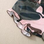 Loodgao Baby Girls Summer Outfits Sleeveless Ruffles Romper + Camo Bloomers + Headband Clothes Set - Image 7