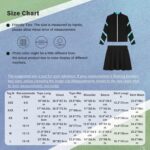 iEFiEL Kids Girls Sports Outfit Stripe Stand Collar Zipper Sweatshirt with Athletic Skirt Sets Dancewear Activewear - Image 7