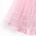 discoball Mädchen Prinzessin Kleid Rose Blume Fliege Partykleid Tüll Hochzeitskleid Brautjungfer Taufe Elegantes formelles Kleid für Mädchen - Image 5