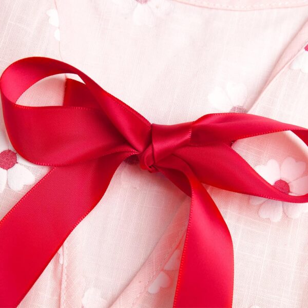 amropi Baby Girl's Flower Printed Dress Sleeveless Cotton A-Line Summer Dresses for 0-5 Years - Image 6