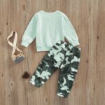 CocMouse Toddler Girls Clothes 1T 2T 3T 4T 5T 6T Fall Outfits Baby Pullover Sweatshirt Camouflage Pants Set Kids Sweatsuit - Image 4