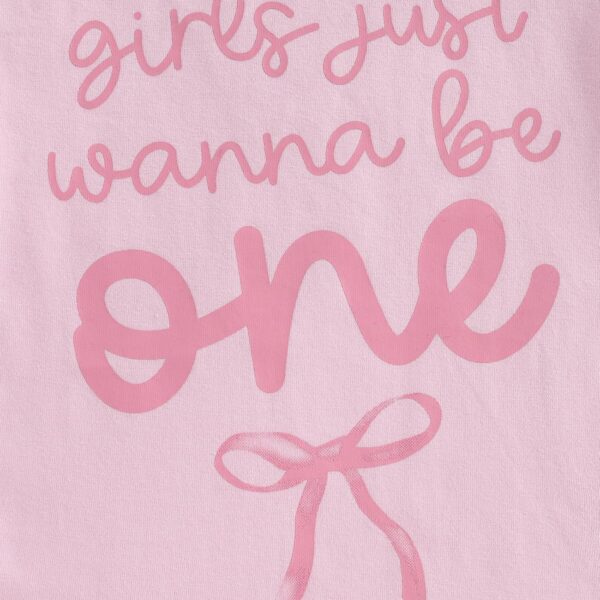 Domisola Baby Girl First Birthday Outfits Letter Print Short Sleeve T-shirt Tops Pants Shorts Set Infant Summer Clothes - Image 5