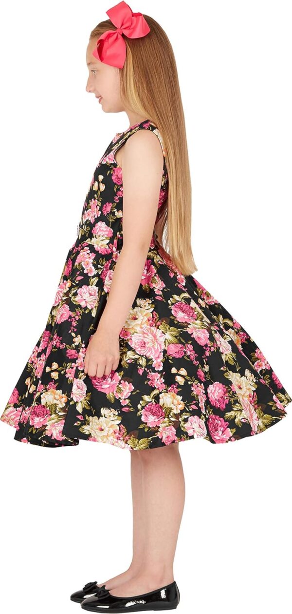 BlackButterfly Kids 'Audrey' Vintage 50's Girls Dress - Image 4