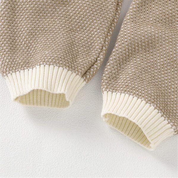 Dark Bloomers Toddlers Hat Boy Knitted Baby Jumpsuit Romper Cotton Outfits Sweater Set Girl Boys Romper&Jumpsuit Valentines Day Baby Girl - Image 2