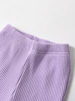 Zoputey Infant Baby Girl Clothes Bow Tops + Flared Pants Cute Outfit Set for Baby Girl - Image 6