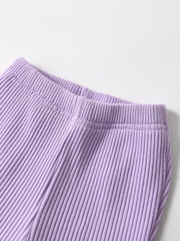 Zoputey Infant Baby Girl Clothes Bow Tops + Flared Pants Cute Outfit Set for Baby Girl - Image 6