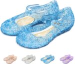 Girls' Frozen Elsa & Cinderella Dress Up Shoes for Dancing, Cosplay & Birthday Parties