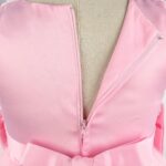 discoball Mädchen Prinzessin Kleid Rose Blume Fliege Partykleid Tüll Hochzeitskleid Brautjungfer Taufe Elegantes formelles Kleid für Mädchen - Image 4