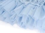 Eledobby Baby Girls Tutu Skirt with Diaper Cover 2 Pieces Newborn Pleated Tulle Skirts Headband Set Layered Bloomers Toddler Clothes for Birthday Photography Blue 0-6 Months (A01402-Blue-S-EUK11) - Image 6
