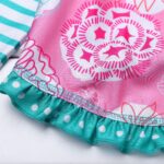 Freebily Toddler Baby Girls Two Piece Rash Guard Swimsuit Shirt Top with Bloomers Sun Protection Swimwear UPF 50+ - Image 7