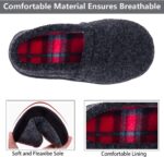 festooning Kids Boys Comfy Warm Indoor House Slippers Fleece Memory Foam Shoes - Image 5
