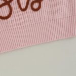 FeMereina Baby Girl Winter Clothes Letter Embroidery Knit Sweater Sister Matching Outfits - Image 6