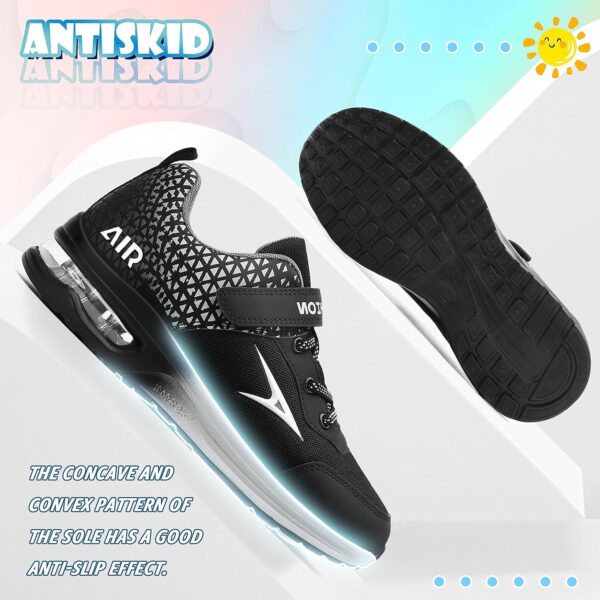 ASHION Boys Trainers Kids Sneakers Air Shoes Girls Tennis Running Walking Arch Support Lightweightreathable Sport Athletic - Image 7