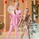 Gogokids Girl 2 Piece Outfits Children Long Sleeve Tops + Pants Set Clothes - Image 4