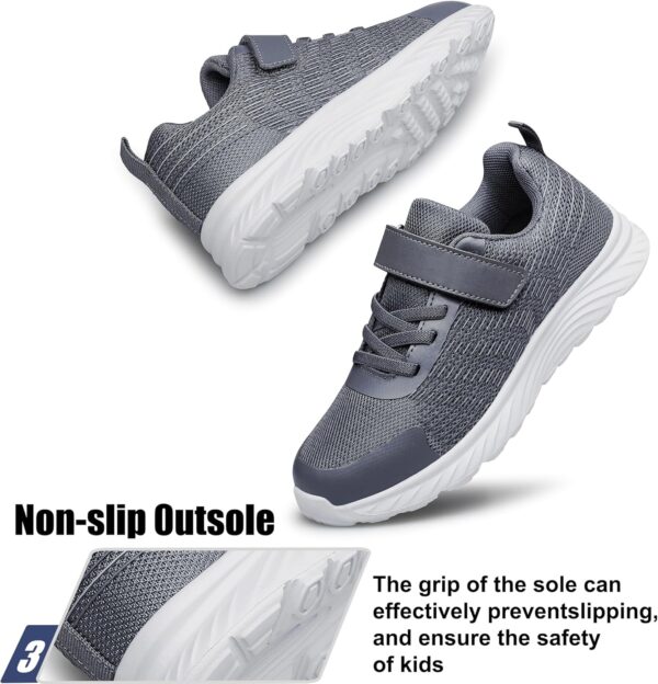 Raoendis Boys Girls Trainers Sneakers for Kids Running Tennis Shoes for Toddler/Little Kid/Big Kid - Image 5