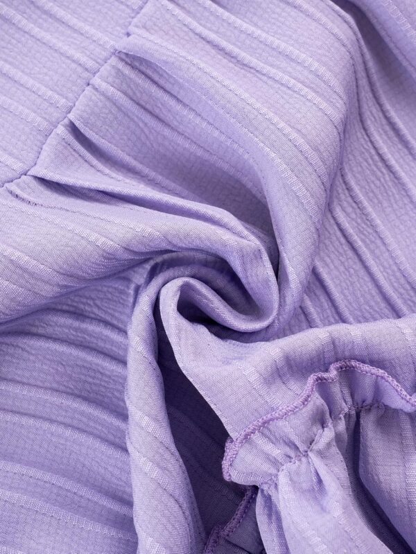 JiAmy Girl Dress Flowers Embroidery Flutter Sleeve Toddler Dresses Square Neck Ribbed Casual Clothes for 1-7 Year Old - Image 7