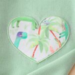 Girl Trousers Set Raglan Long Sleeve Ruffle Top Shirt Print Pants Kid 2 Pcs Outfits Clothes 3-7 Years - Image 5