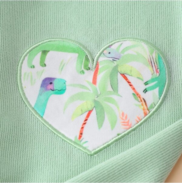 Girl Trousers Set Raglan Long Sleeve Ruffle Top Shirt Print Pants Kid 2 Pcs Outfits Clothes 3-7 Years - Image 5