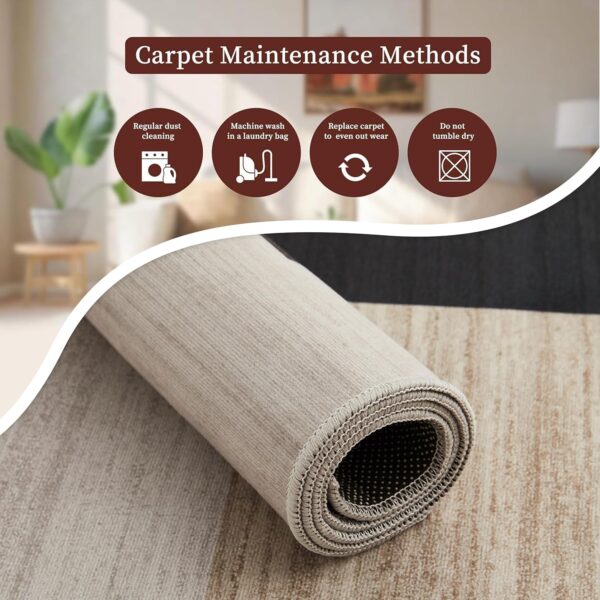 Rugs Living Room Indoor Bedroom Rug Soft Touch Premium Quality Geometric Style Printed Area Rug Modern Floor Carpet (60x110cm, Milo) - Image 8