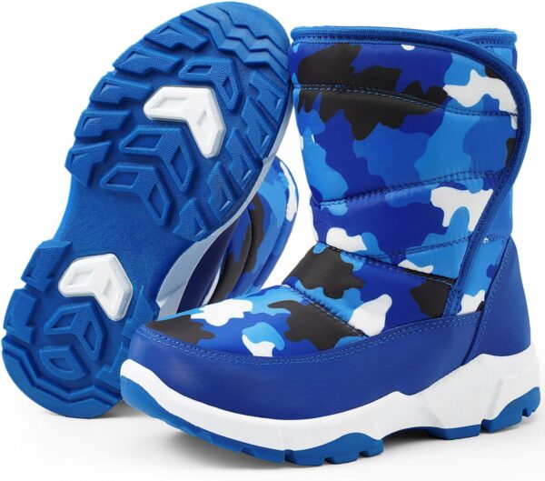 Harvest Land Kid Snow Boots Boys Winter Warm Comfortble Walking Boot Shoes - Image 5